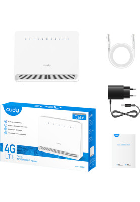 Маршрутизатор Cudy LT700E, AC1200 Wi-Fi 4G LTE-Cat6 Gigabit Router