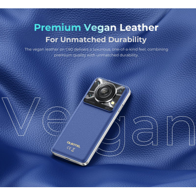 Смартфон Oukitel C60pro 6.88` HD+ /8GB/256GB/ T606 /10000mAh/ 13+5Мп / Blue