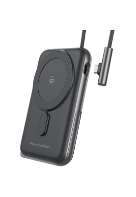 УМБ Choetech Magnetic Wireless 10000mAh 20W PD USB-C In/Out,Qi-15W,build-in cabel  Black