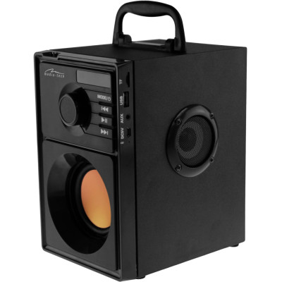 Акустична система 1.0 Media-Tech 15W, Bluetooth/FM/AUX/SD/USB/пульт/BOOMBOX, помар. мембрана, чор Акустична система 1.0 Media-Tech 15W, Bluetooth/FM/AUX/SD/USB/пульт/BOOMBOX, помар. мембрана, чор