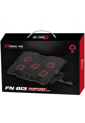 Підставка для ноутбука XTRIKE ME FN-813 5 Fan, Red Led, 2 USB