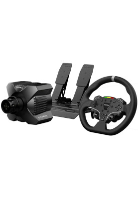 Кермо і педалі MOZA R3 Racing Bundle for PC, 22кн., подв. педалі SR-P Lite, кермо ES Lite