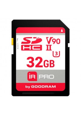 Memory card SD 32Gb GoodRAM IRDM PRO SDXC V90 UHS-II U3 Retail