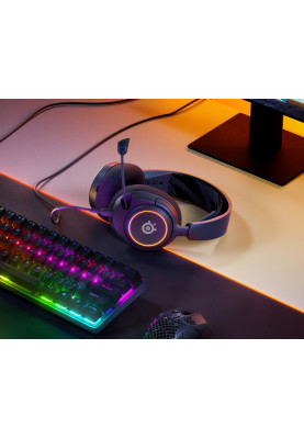 Ігрова гарнітура SteelSeries Arctis Nova 3 RGB Black MultiPlatform
