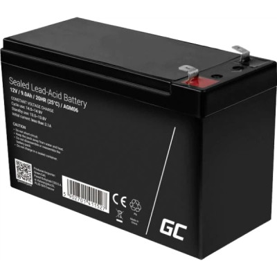 Акумуляторна батарея Green Cell 12V, 9.0A Акумуляторна батарея Green Cell 12V, 9.0A