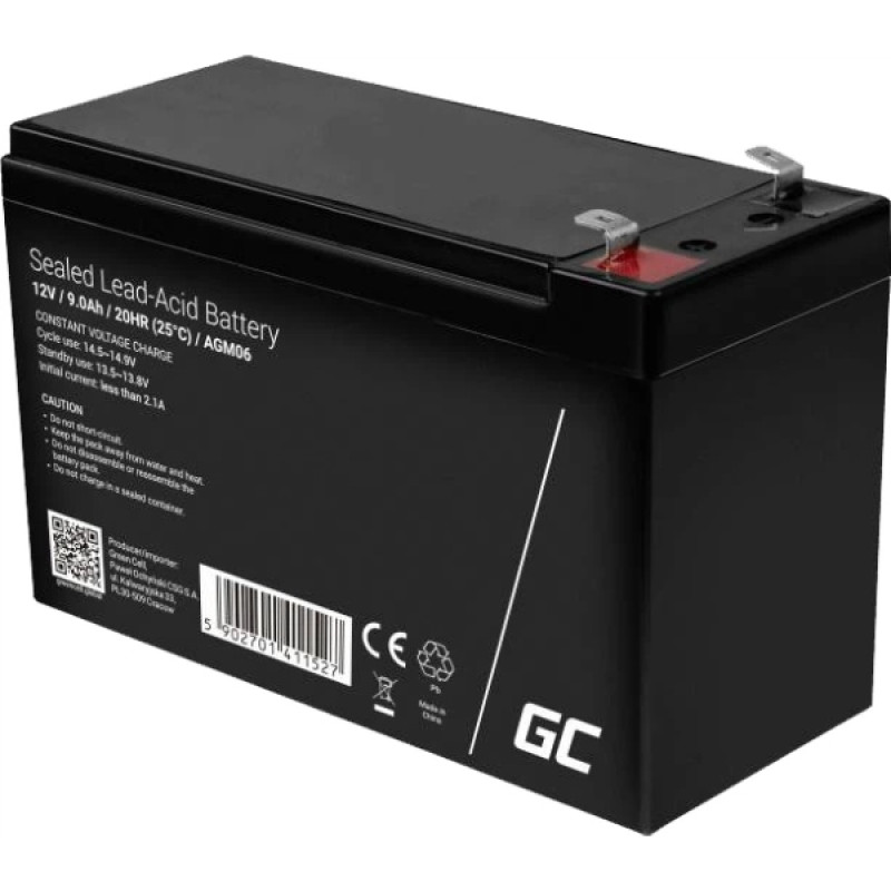 Акумуляторна батарея Green Cell 12V, 9.0A