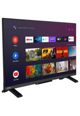 TV 32 Toshiba 32LA2E63DG HD/LED/T2/Android 11/2 x 6W/Dolby Digital/HDMI/Wi-Fi/VESA 75 x 75 M4/Black