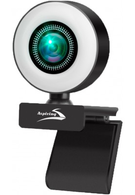 Веб-камера Aspiring Flow 1, 2K Ultra HD 1440p (LED підсвітка)