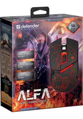 Мишка Defender Alfa GM-703L 7 кн., 3200 dpi