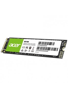 Накопичувач SSD 512GB Acer RE100 M.2 2280 SATA III 3D TLC, Retail