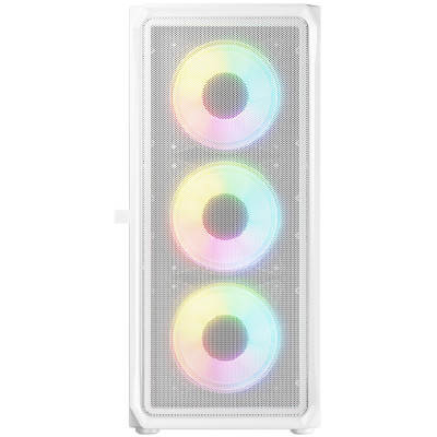Корпус LogicConcept PORTOS MESH+GLASS ARGB fans 4x120mm WHITE без БЖ ATX Корпус LogicConcept PORTOS MESH+GLASS ARGB fans 4x120mm WHITE без БЖ ATX