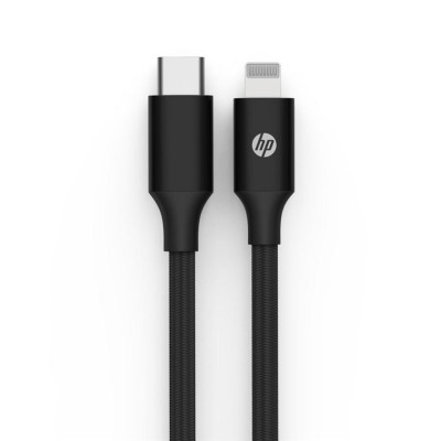 Кабель USB3.1 Type-C M-Lightning M, 2.0м, PD3.0, оплетення, чорний, DHC-MF103 HP
