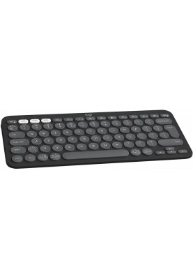 Клавіатура Logitech Pebble Keys 2 K380s, USB бездротова, чорна