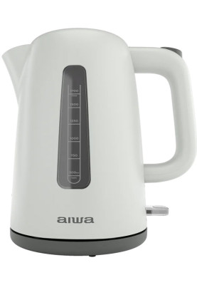 Електрочайник AIWA MIZUCHI AKT-2000 2200Вт/ 1.7л/ Strix/ пластик/ білий