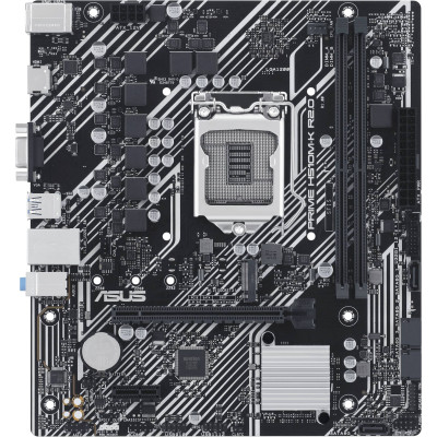 Материнська плата ASUS PRIME H510M-K R2.0 (1200/H510, 2*DDR4, 1xPCIex16, HDMI/VGA, 4xSATAІІІ, M.2, GLan, 7.1ch, mATX)