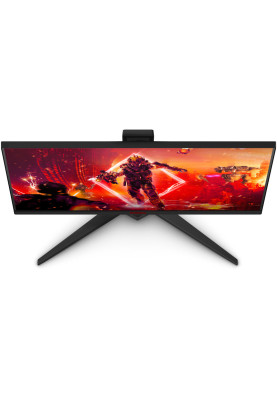 Монітор TFT 27" AOC AGON AG275QXN/EU, QHD, VA, HDR400, 165Гц, 1 мс (GtG), 2х HDMI, DP, USB-hub, HAS, Pivot, чорний з червоним