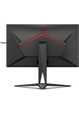 Монітор TFT 27" AOC AGON AG275QXN/EU, QHD, VA, HDR400, 165Гц, 1 мс (GtG), 2х HDMI, DP, USB-hub, HAS, Pivot, чорний з червоним