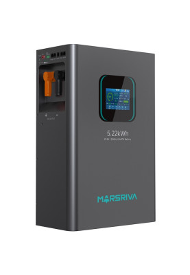 Акумуляторна батарея Marsriva LiFePO4, 25.6V/204Ah, 5.22KWH, wall mounted