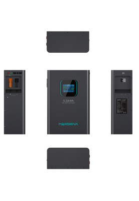 Акумуляторна батарея Marsriva LiFePO4, 25.6V/204Ah, 5.22KWH, wall mounted