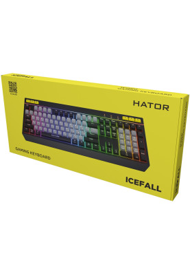 Клавіатура ігрова мембранна HATOR Icefall  black