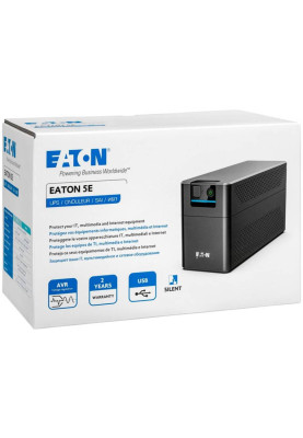 ДБЖ Eaton 5E 900 USB IEC G2, 900VA/480W, USB, 4xIEC