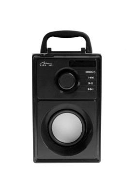 Акустична система 1.0 Media-Tech 15W, Bluetooth/FM/AUX/SD/USB/пульт/BOOMBOX, срібна мембрана, чорна