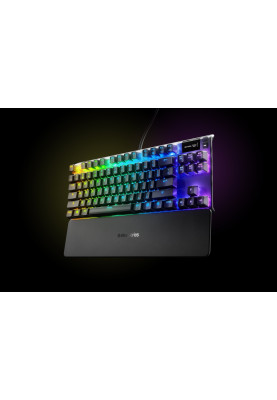 Клавіатура ігрова механічна SteelSeries Apex 7 TKL (Red Switch) UA OLED Smart Display
