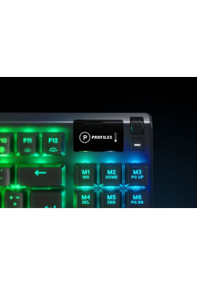 Клавіатура ігрова механічна SteelSeries Apex 7 TKL (Red Switch) UA OLED Smart Display