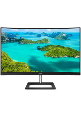 TFT 27" Philips 272E1CA, VA, вигнутий, VGA, HDMI, DP, колонки, чорний