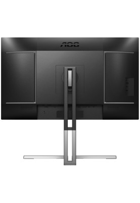 TFT 27" AOC Q27U3CV, IPS, QHD, HDMI, DP, USB-C, RJ-45, USB-hub, HAS, Pivot, кол., чорний
