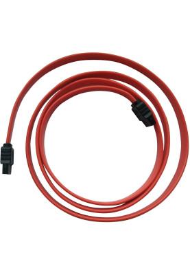 Кабель SATA 7pin, F/F, 100 см, Red