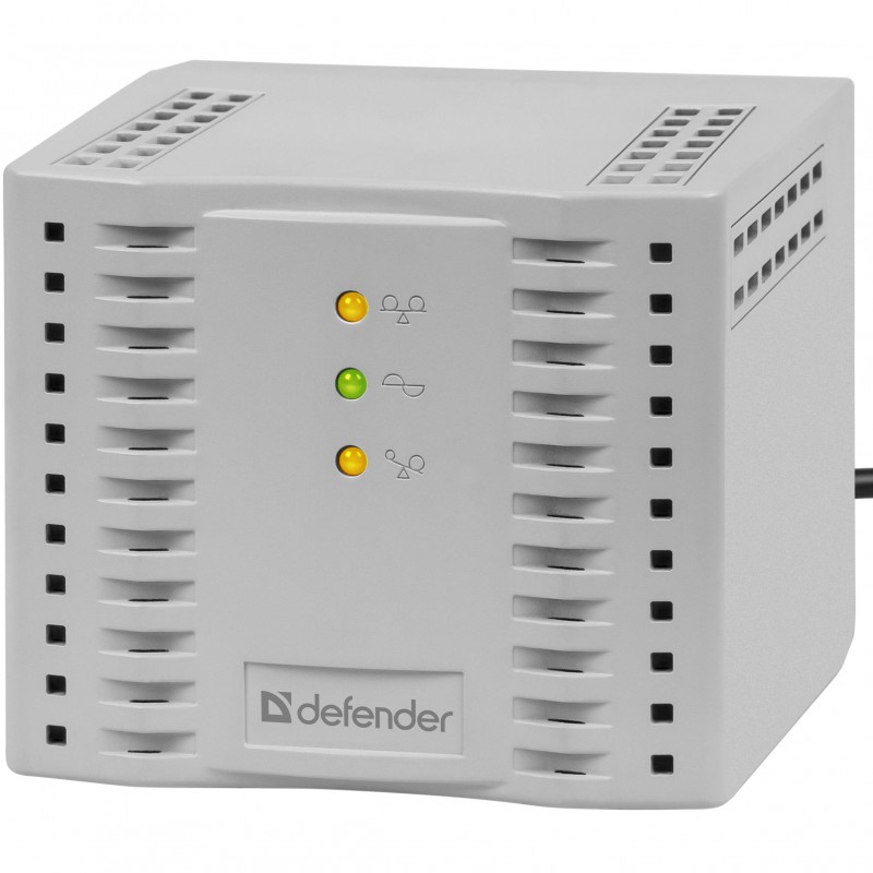 Стабілізатор напруги Defender AVR PX 2000, 1000Вт, 4 розетки