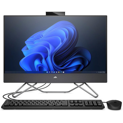 Моноблок 23.8'' HP 205 G8 Ryzen 3 5425U/8Gb/SSD256/Cam/K&M/DOS/Iron Gray