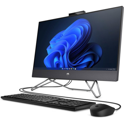 Моноблок 23.8'' HP 205 G8 Ryzen 3 5425U/8Gb/SSD256/Cam/K&M/DOS/Iron Gray
