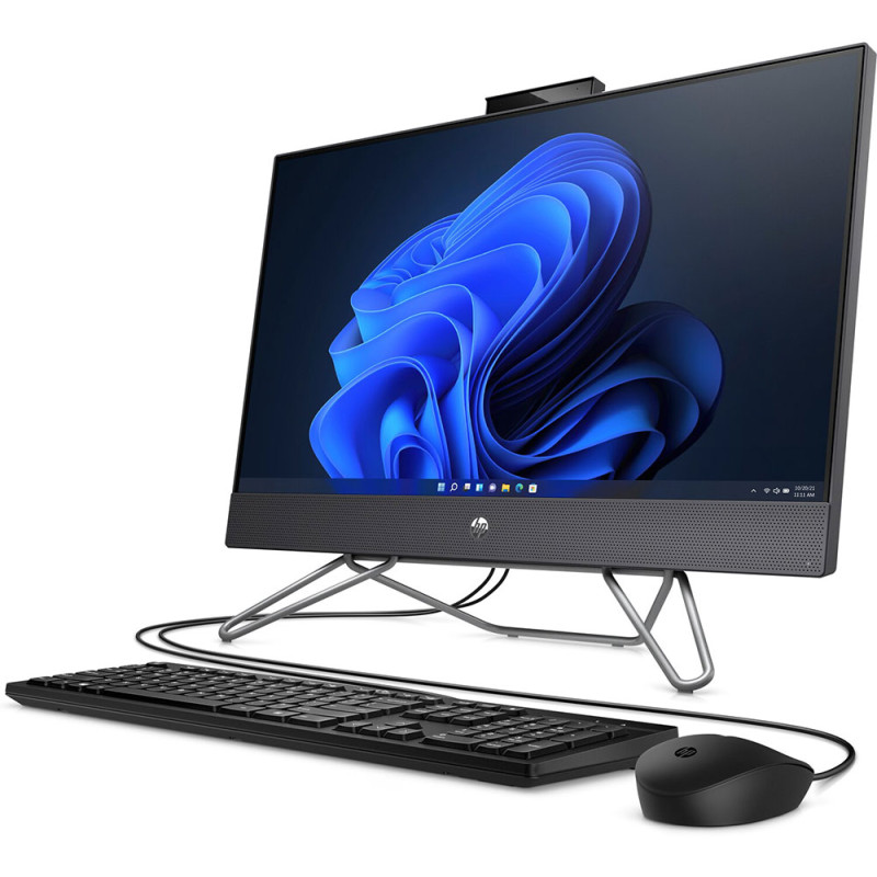 Моноблок 23.8'' HP 205 G8 Ryzen 3 5425U/8Gb/SSD256/Cam/K&M/DOS/Iron Gray