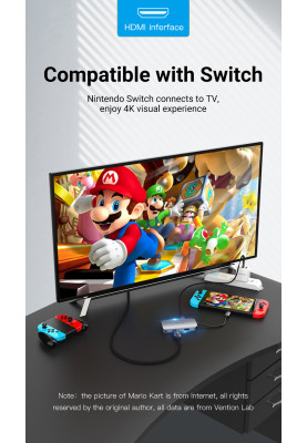 Док-станція USB3.1 Type-C --> HDMI/VGA/USB 3.0/PD 100W Hub 4-in-1 Vention