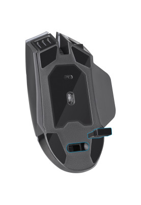 Мишка Defender Oneshot GM-067, бездротова, ігрова, 7 кн, LED 3200 dpi,чорна