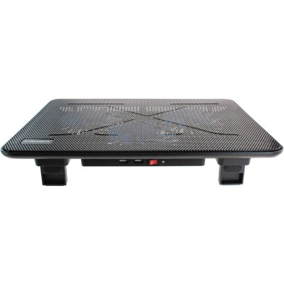 Підставка з вентилятором для ноутбука Crown CMLC-1043T Blue