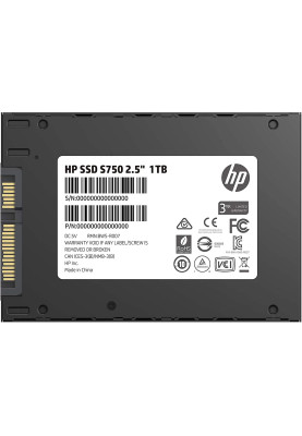 SSD 1Tb HP S750 SATA III 2.5" TLC, Retail