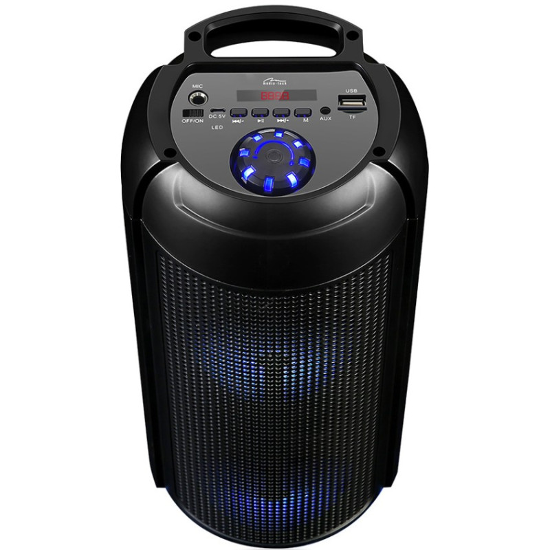 Акустична система 1.0 Media-Tech Partyox Uni B Bluetooth FM/MP3/Кaraoke 30Вт., LED Light