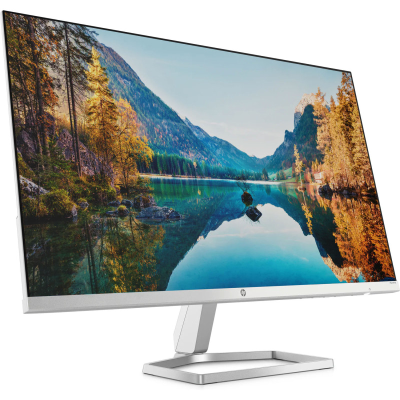 TFT 23.8" HP M24fw, FHD, IPS, HDMI, VGA, сріблястий з сірим