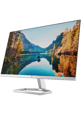 TFT 23.8" HP M24fw, FHD, IPS, HDMI, VGA, сріблястий з сірим