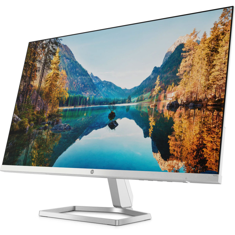 TFT 23.8" HP M24fw, FHD, IPS, HDMI, VGA, сріблястий з сірим