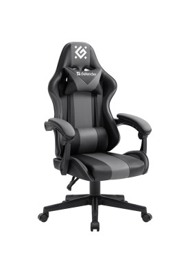 Крісло ігрове Defender Cosmic поліуретан 50мм, Клас 4, Black/Gray
