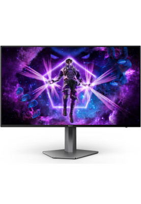 TFT 27" AOC AGON PRO AG276QZD, QHD, OLED, 240Hz, 0,03ms, 2xHDMI, DP, USB-hub, HAS, Pivot, чорний