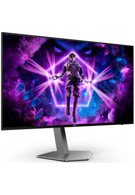 TFT 27" AOC AGON PRO AG276QZD, QHD, OLED, 240Hz, 0,03ms, 2xHDMI, DP, USB-hub, HAS, Pivot, чорний
