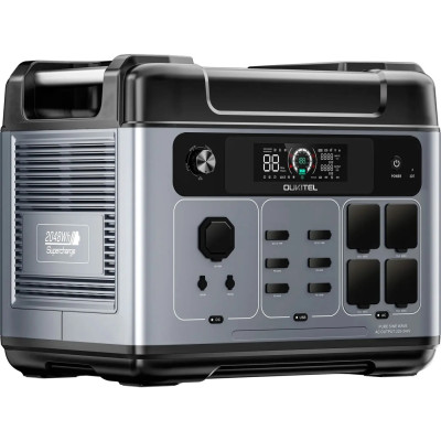 Зарядна станція Oukitel P2001e Plus 2400Вт (2048Вт/г)  LiFePo4 UPS, MPPT