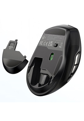 Мишка UGREEN 2.4GHz MU006, бездротова, 4000dpi., 4кн.,Silence Design, Чорна