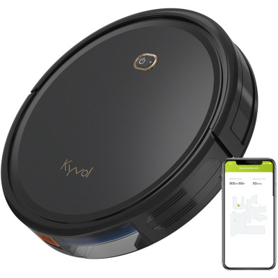 Робот пилосос Kyvol Cybovac D2 Random/500ml/2600 mA/1200 pa/Google Assistant, Amazon Alexa\Black