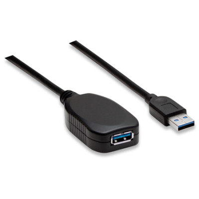 Кабель USB AM-AF (продовжувач) USB3.0, 5.0 м, активний, RTL Manhattan